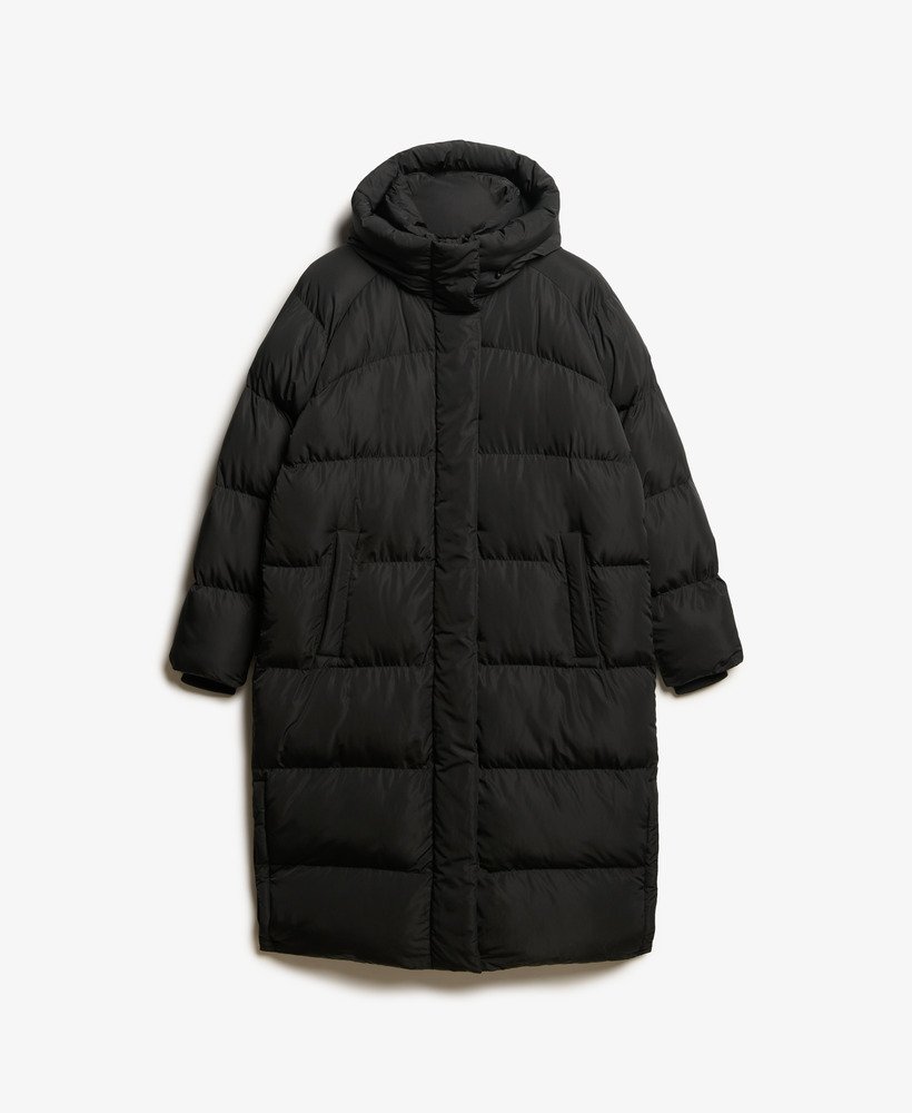 Longline Hooded Puffer Coat - XNAUWBI