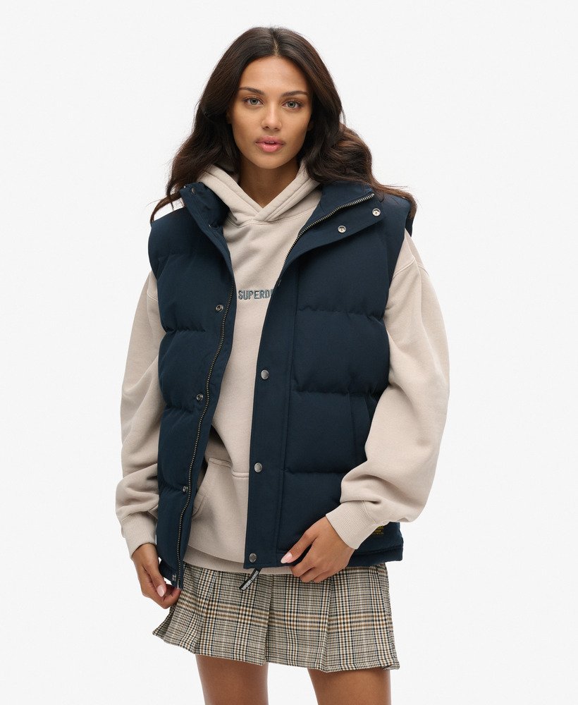 Oversized Non-Hooded Everest Gilet - XNAUWBI