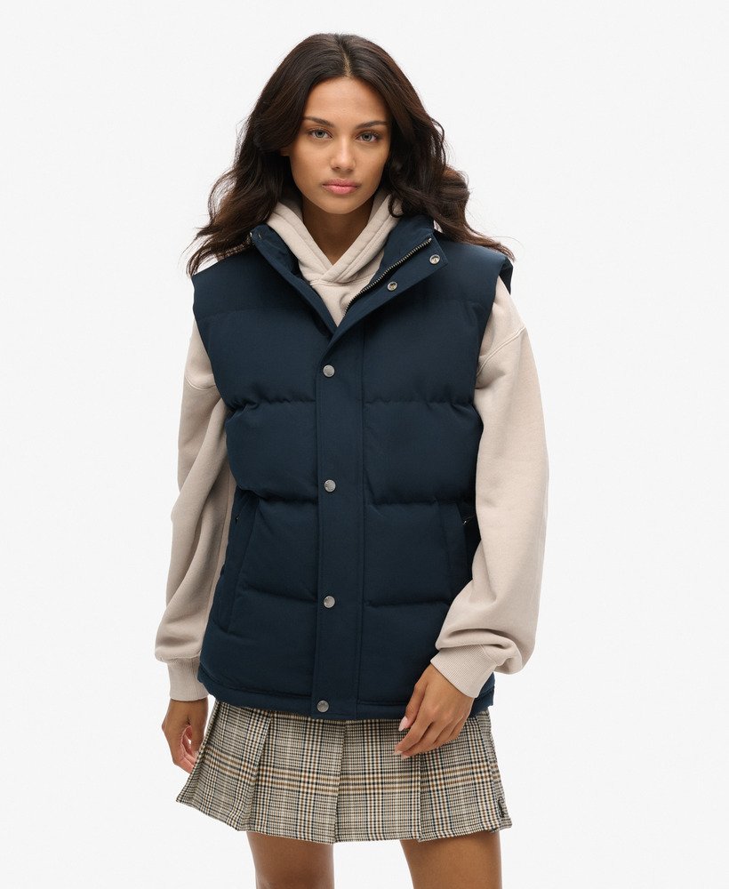 Oversized Non-Hooded Everest Gilet - XNAUWBI