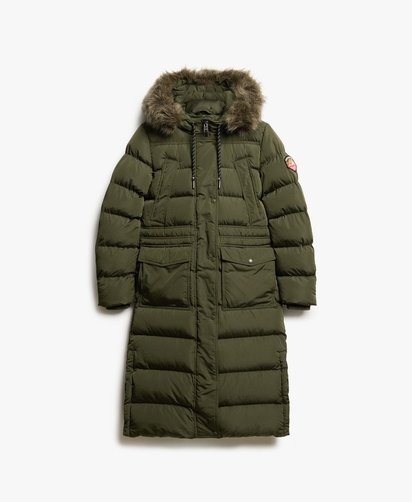 Everest Faux Fur Longline Coat - XNAUWBI