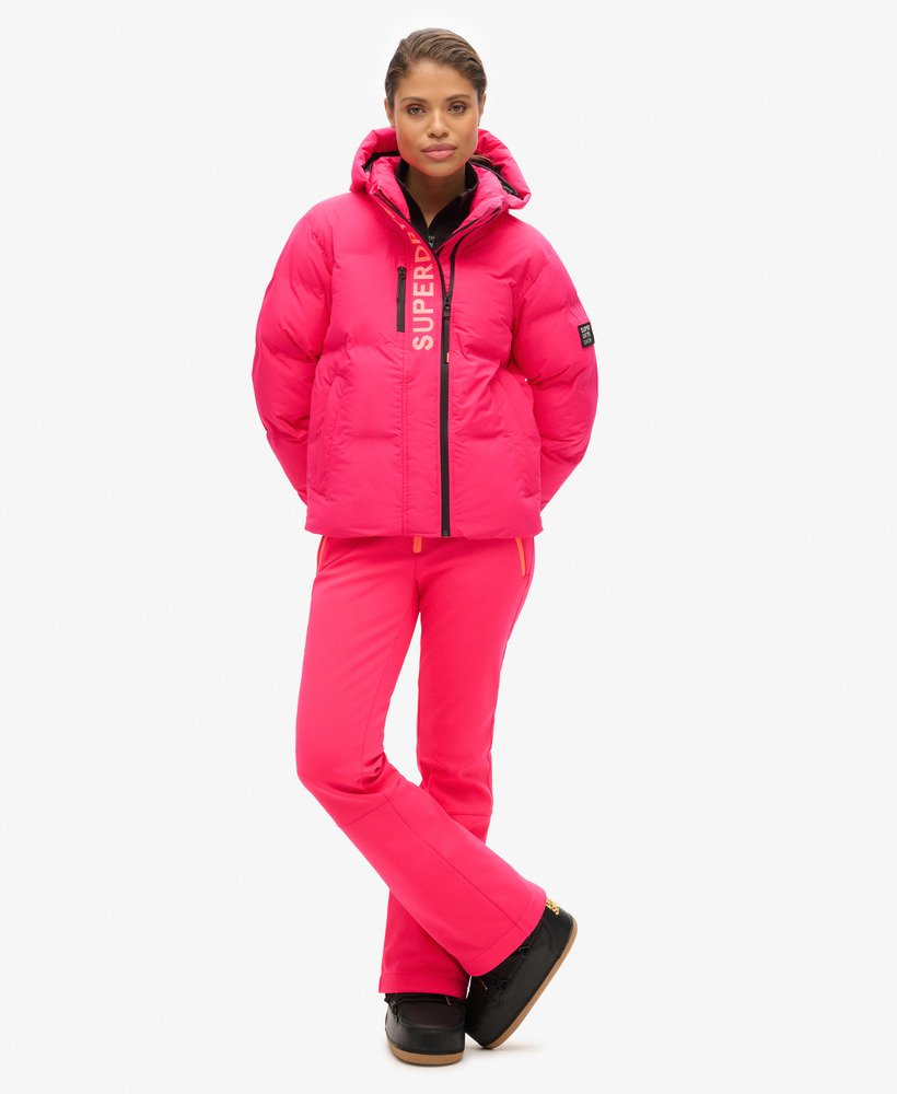 Hooded Ski Boxy Puffer Jacket - XNAUWBI