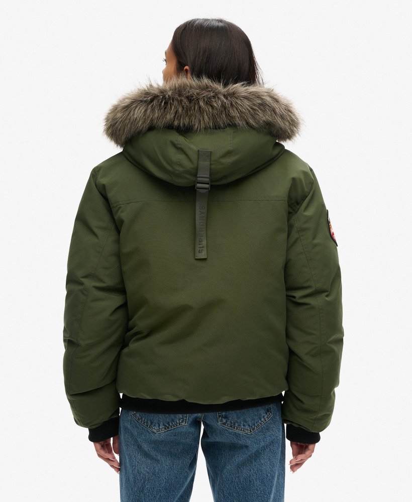 Oversized Everest Faux Fur Bomber Jacket - XNAUWBI