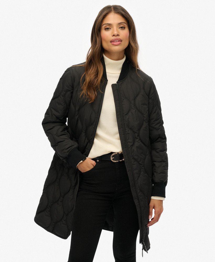 Longline Quilted Liner Jacket - XNAUWBI