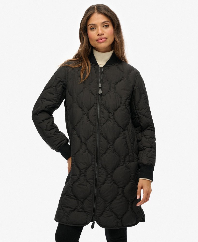 Longline Quilted Liner Jacket - XNAUWBI