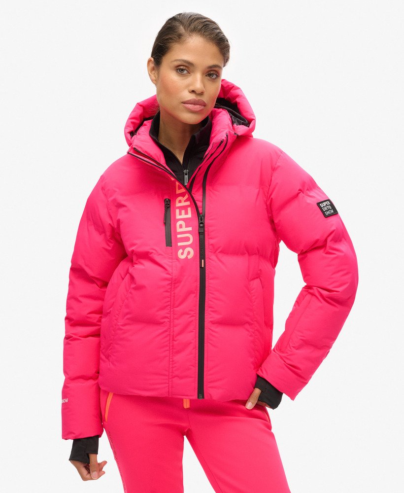 Hooded Ski Boxy Puffer Jacket - XNAUWBI