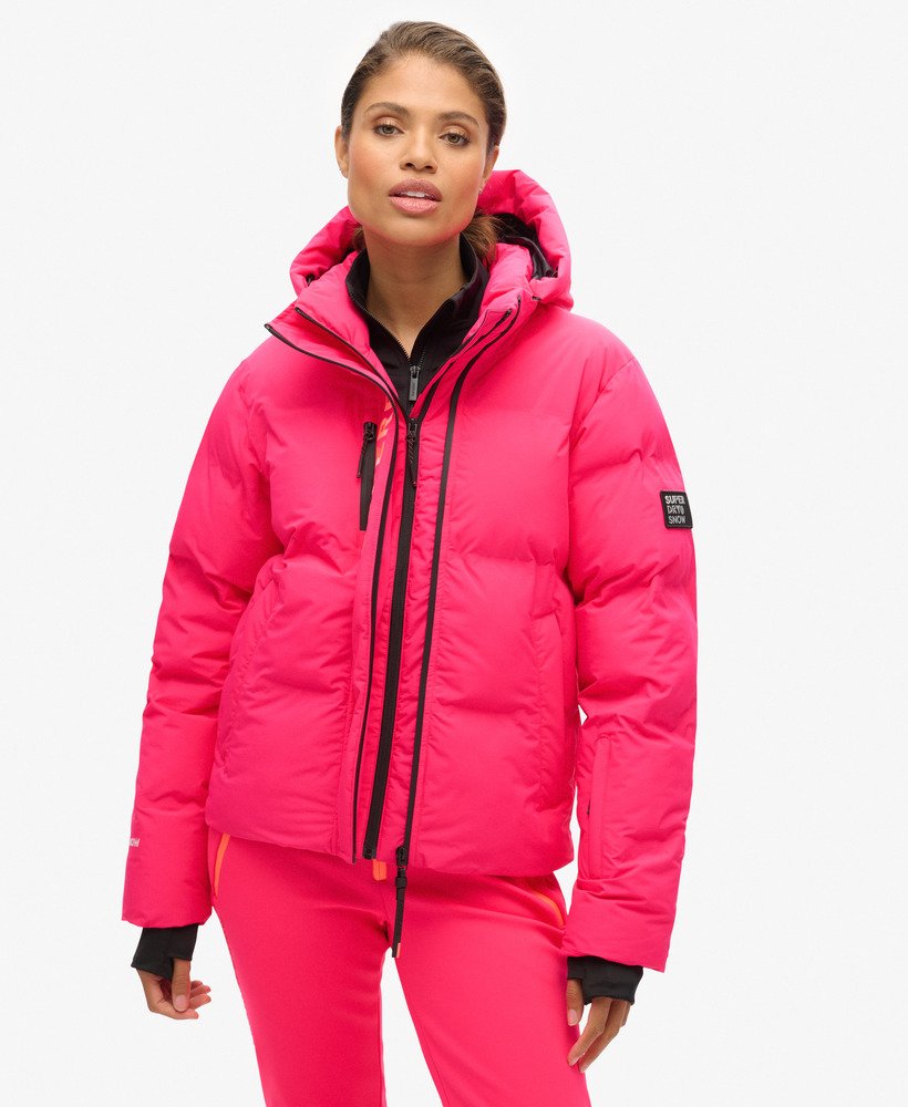 Hooded Ski Boxy Puffer Jacket - XNAUWBI
