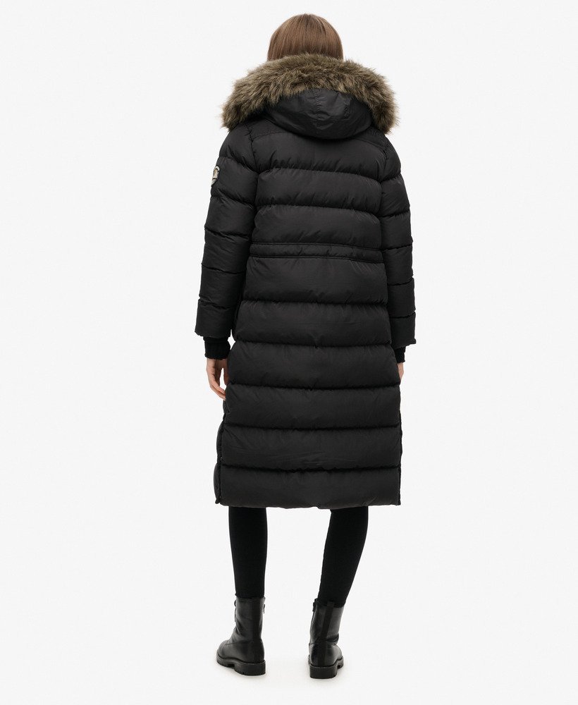 Everest Faux Fur Longline Coat - XNAUWBI