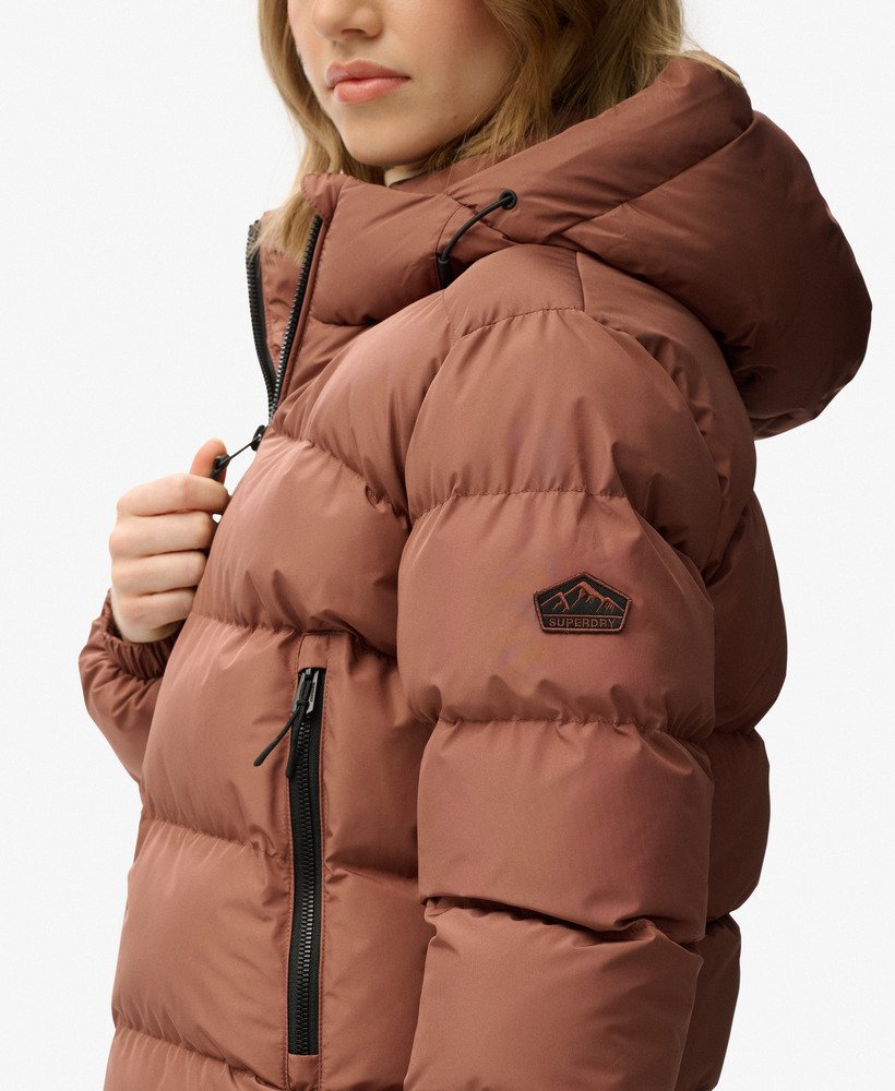 Hooded Sports Puffer Jacket - XNAUWBI