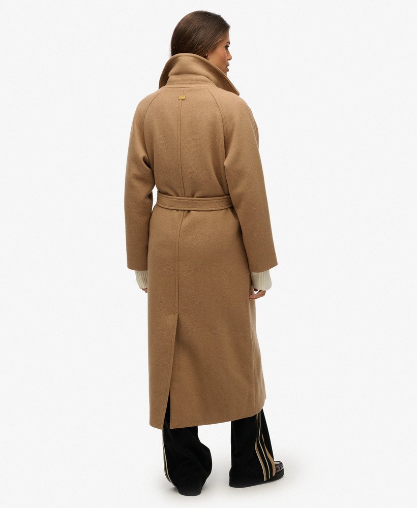 Relaxed Long Wool Coat - XNAUWBI