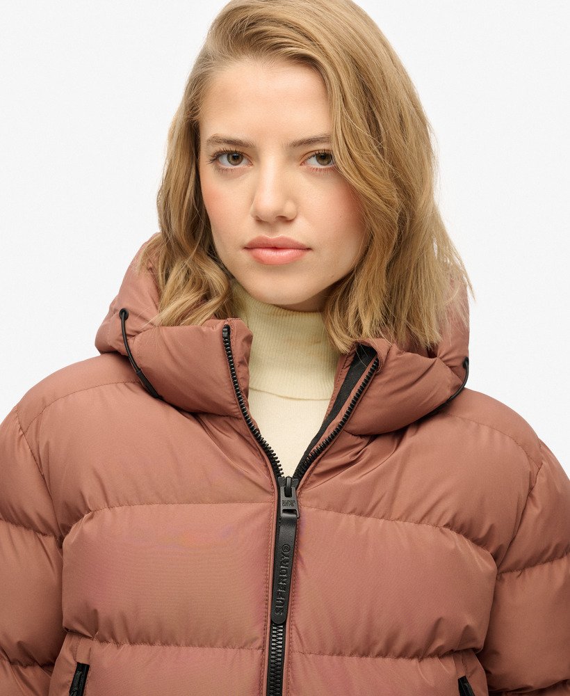 Hooded Sports Puffer Jacket - XNAUWBI