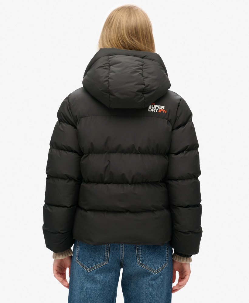 Hooded Sports Puffer Jacket - XNAUWBI