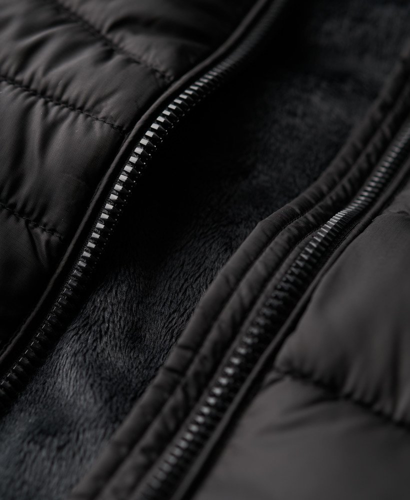 Hooded Fuji Quilt Padded Gilet - XNAUWBI