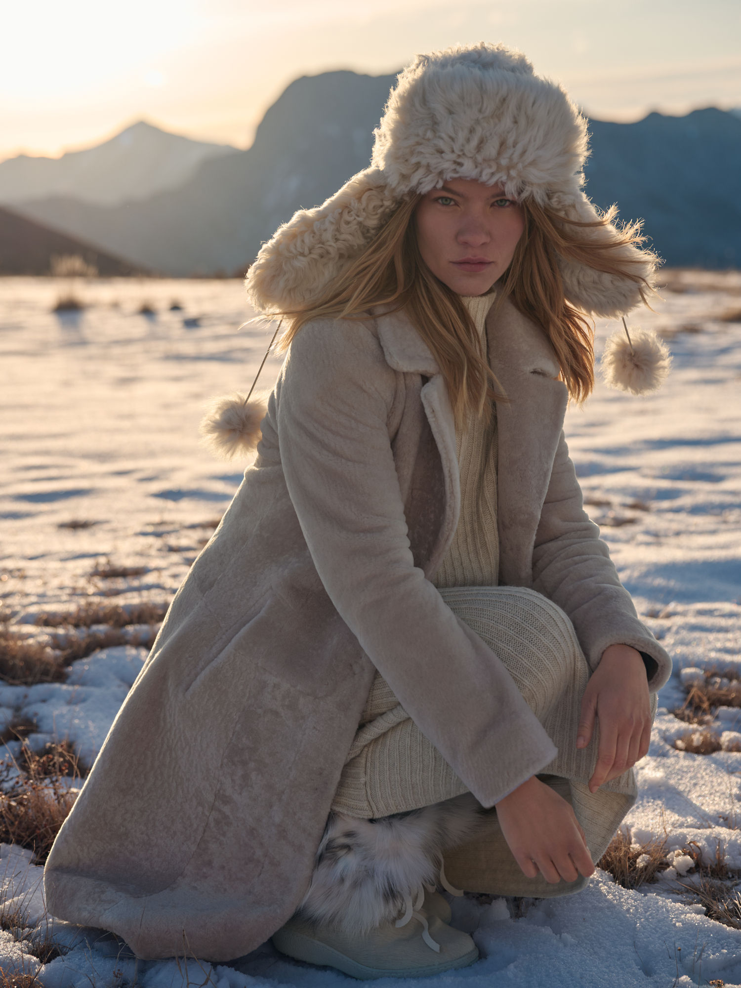 Morgan Sheepskin Coat - XNAUWBI