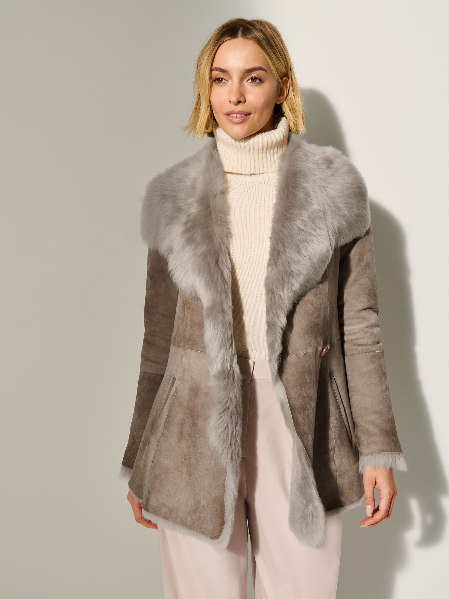Nathalia Toscana Sheepskin Coat - XNAUWBI
