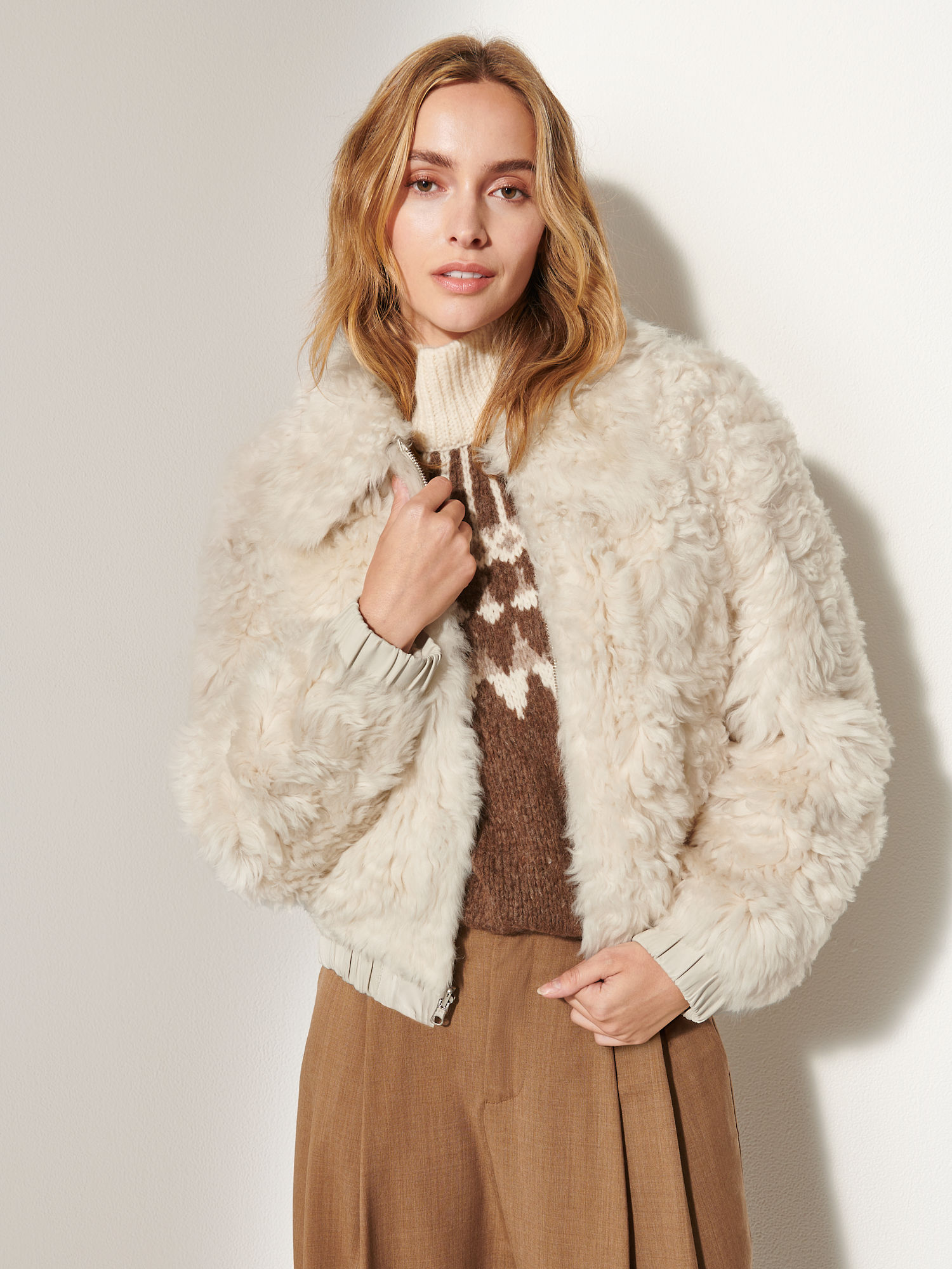 Phoebe Reversible Sheepskin Jacket - XNAUWBI