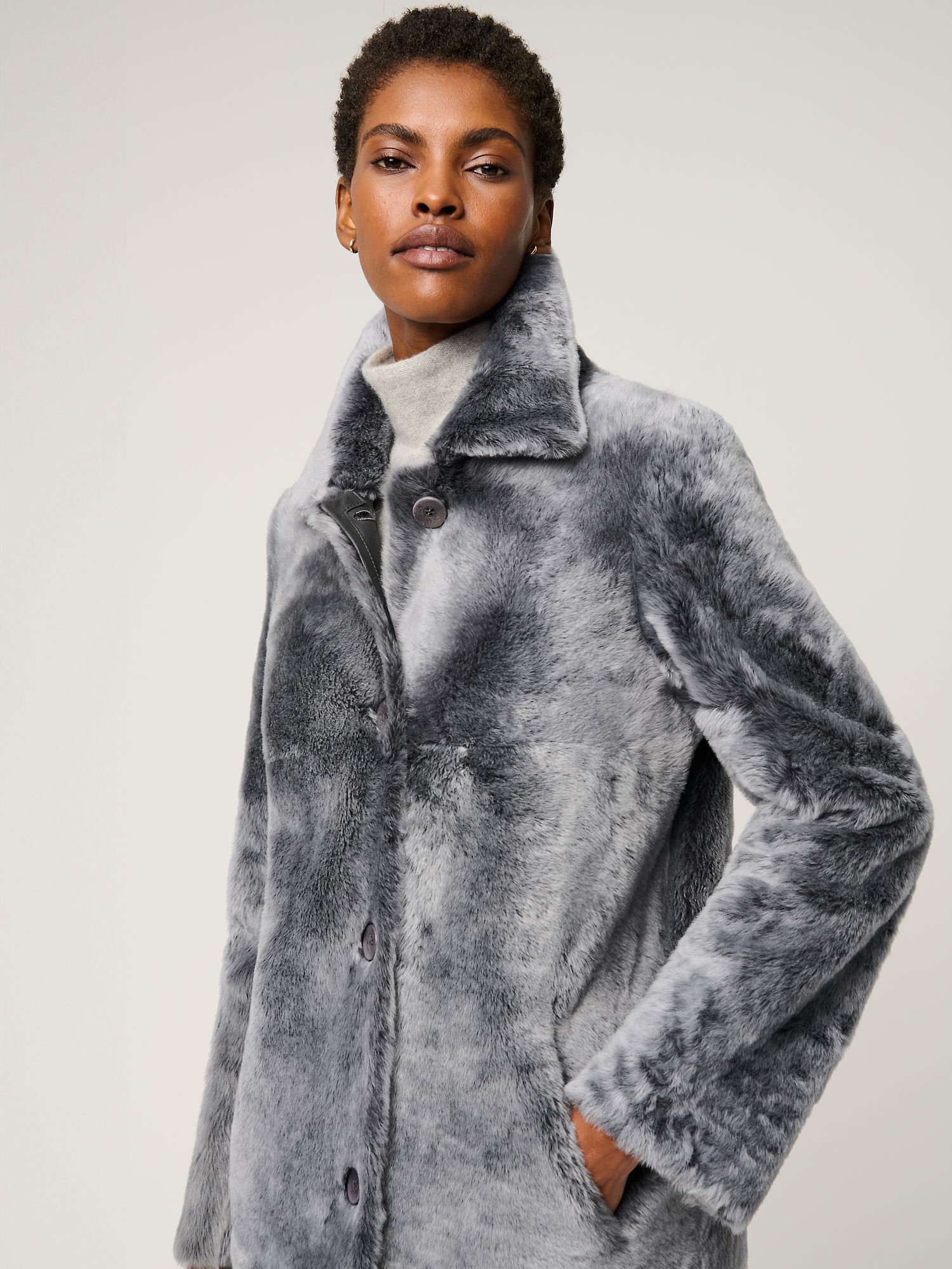 Selena Reversible Sheepskin Coat - XNAUWBI