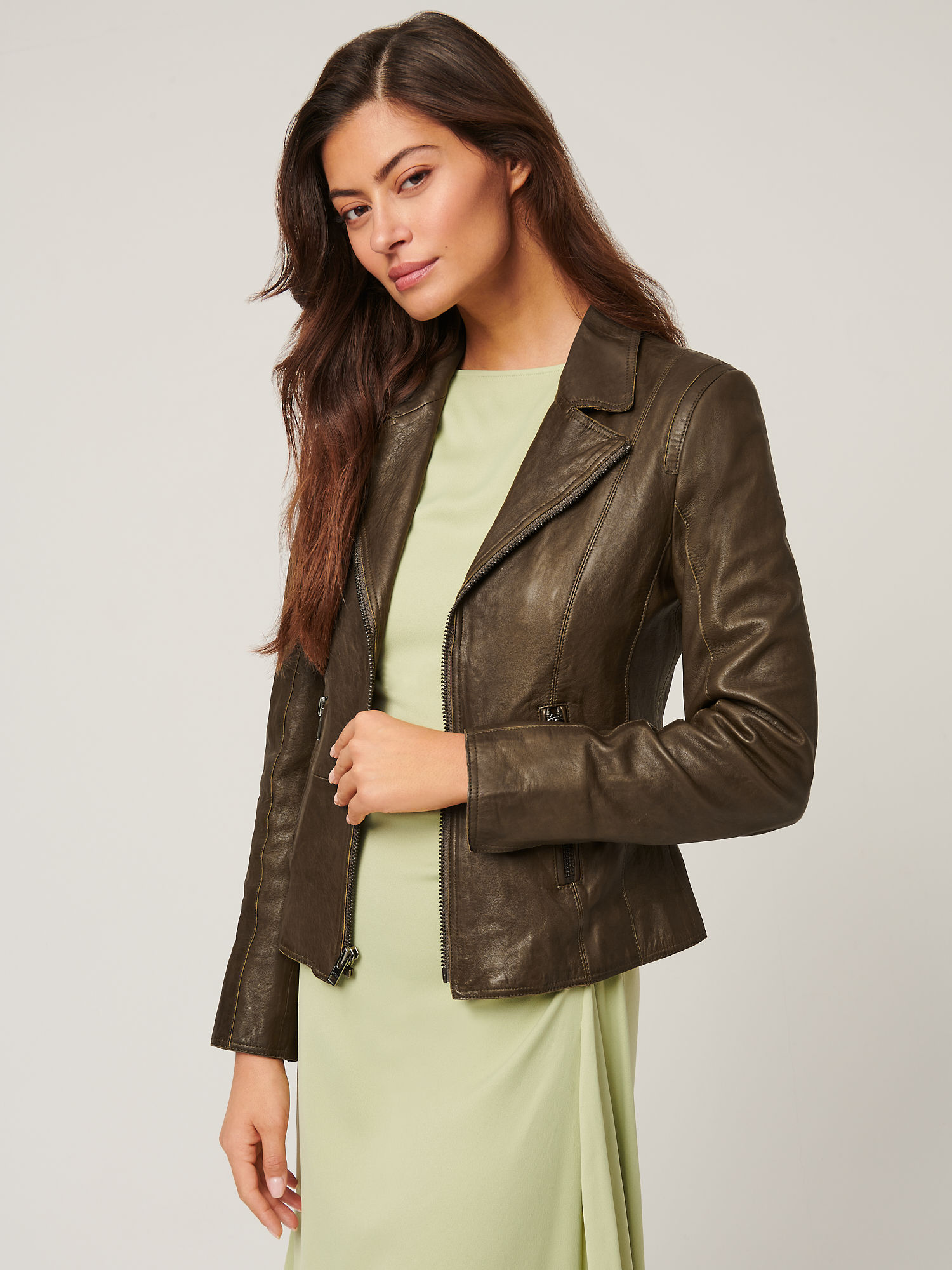 Molly Leather Jacket - XNAUWBI