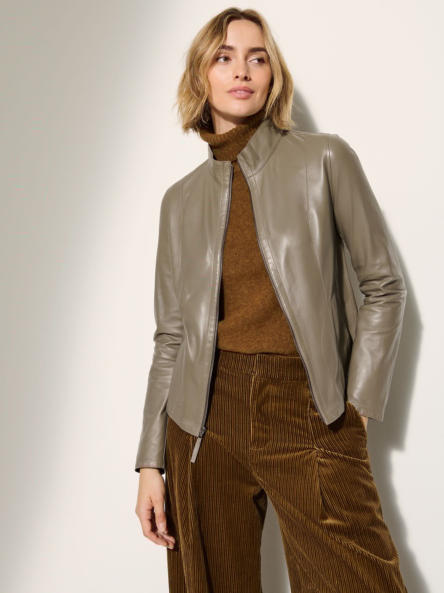 Kayla Reversible Leather Jacket - XNAUWBI