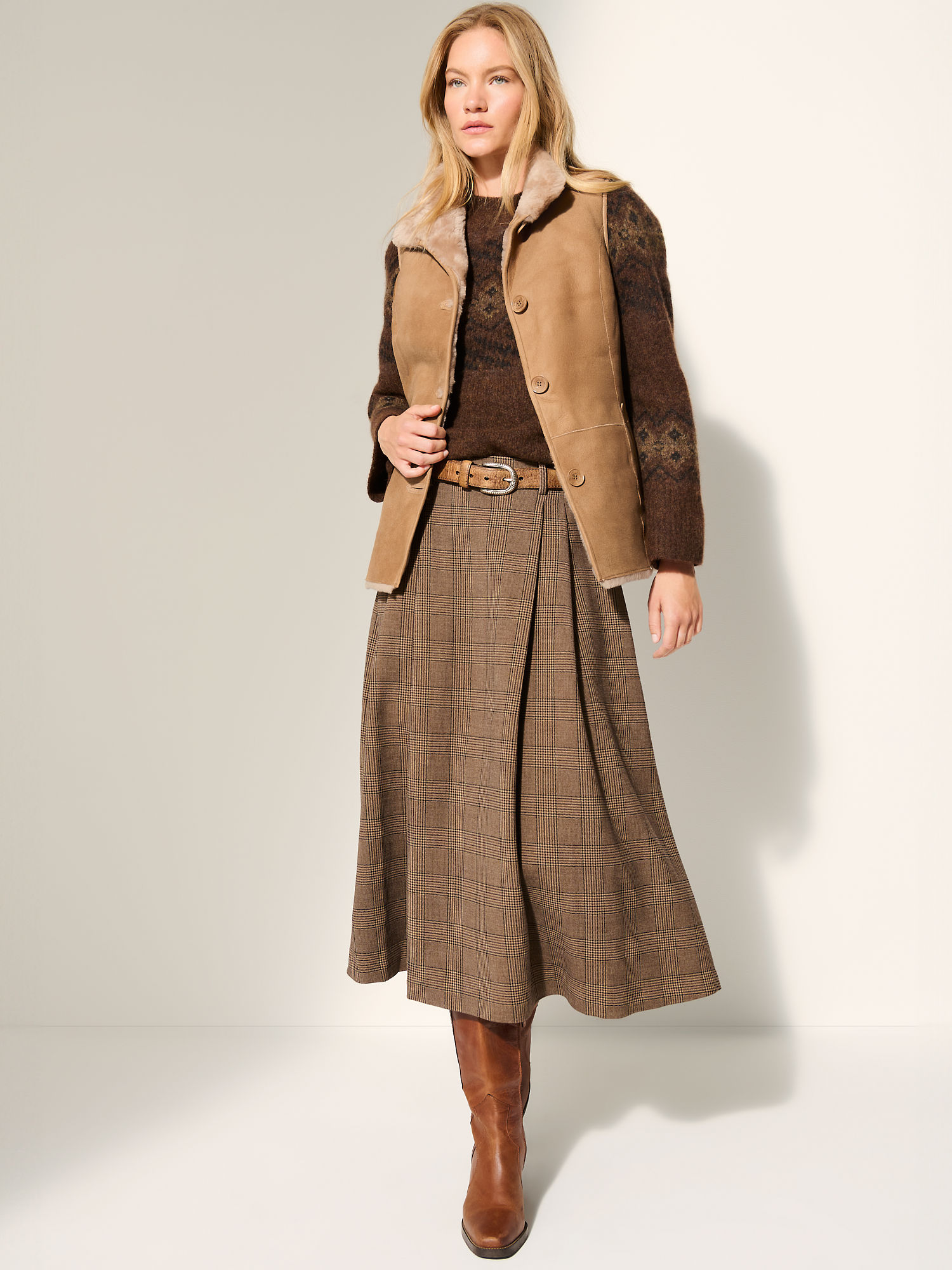 Robin Reversible Sheepskin Vest - XNAUWBI