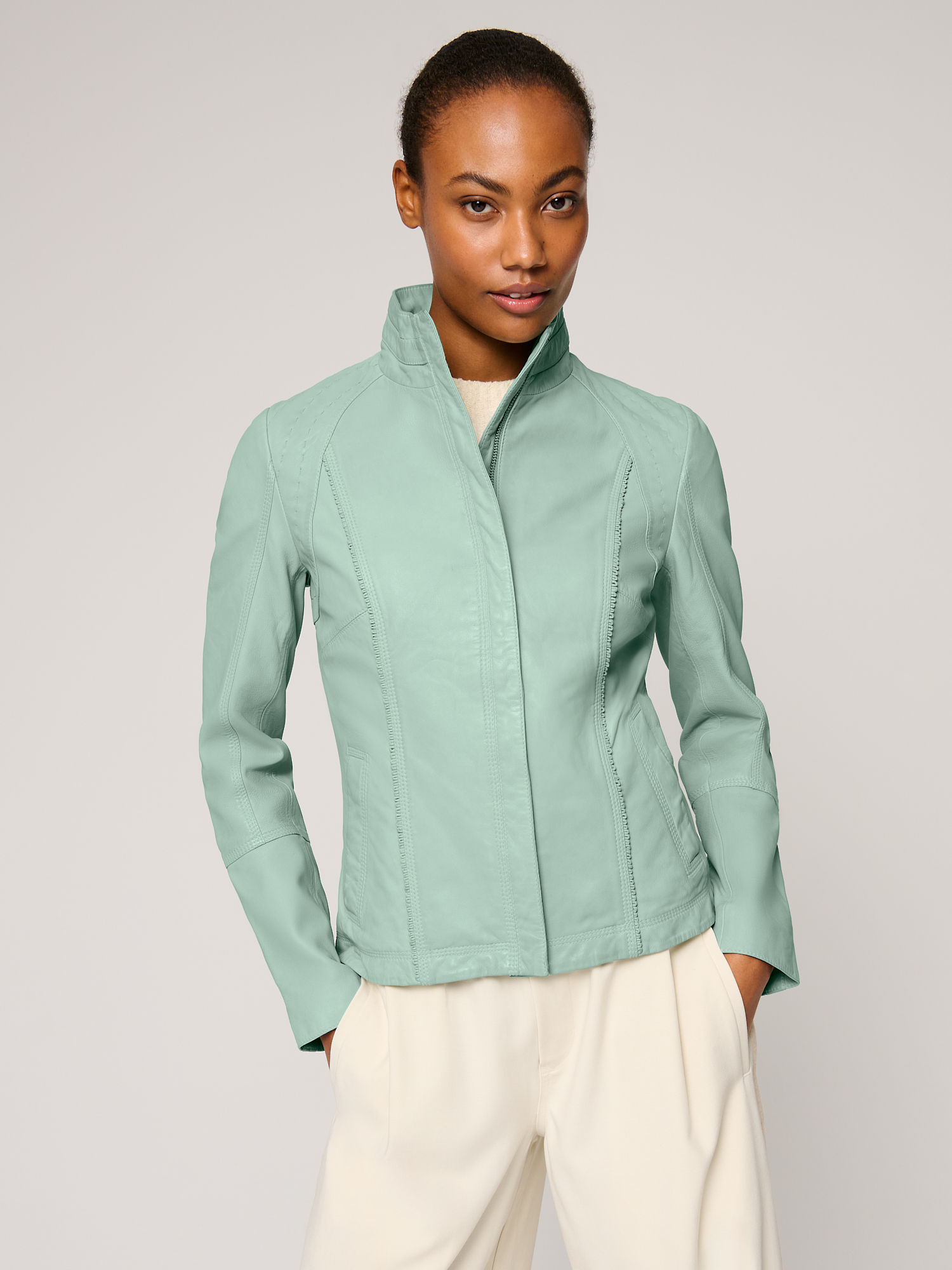 Azura Leather Jacket - XNAUWBI