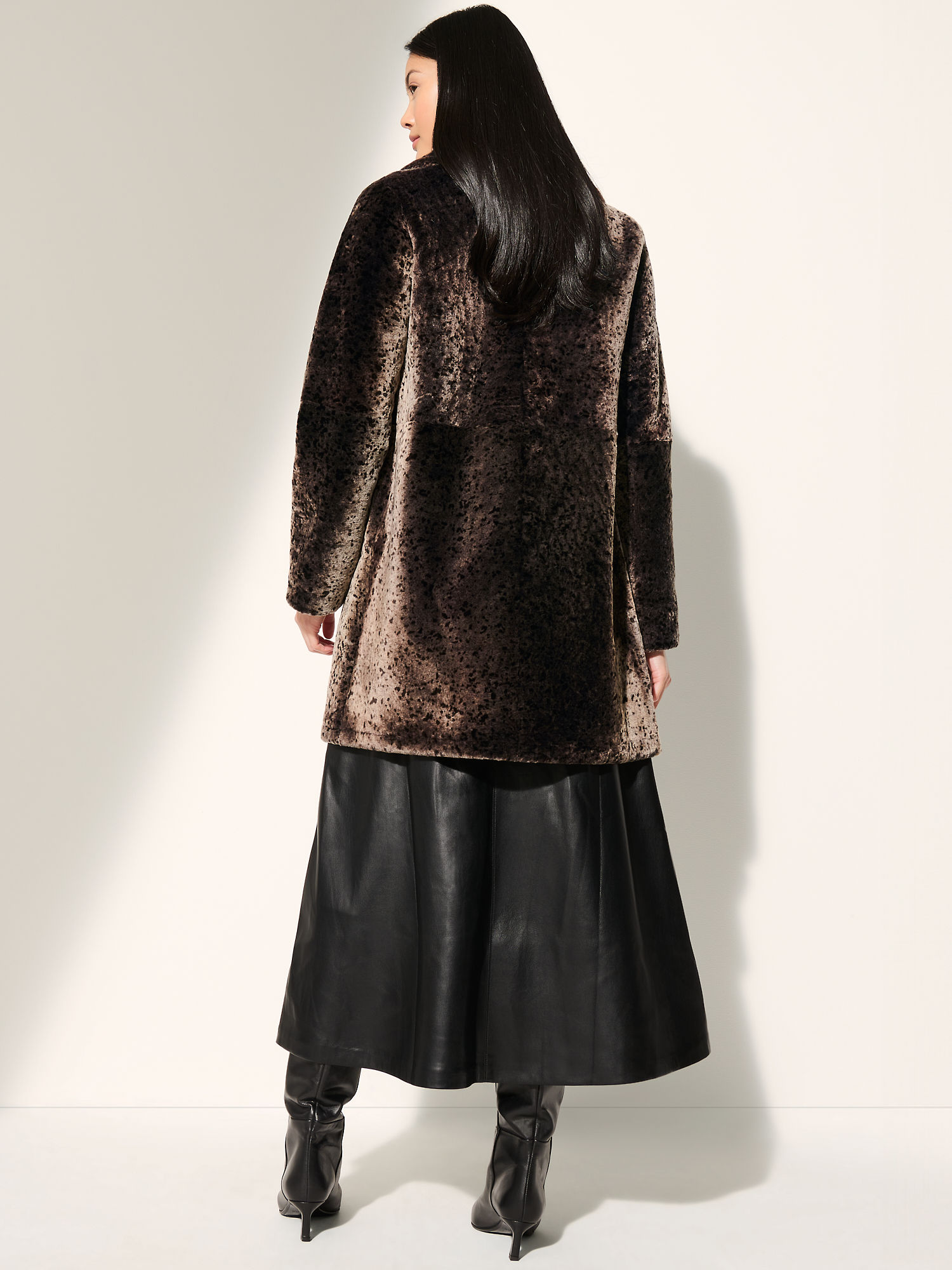 Lexi Reversible Sheepskin Coat - XNAUWBI