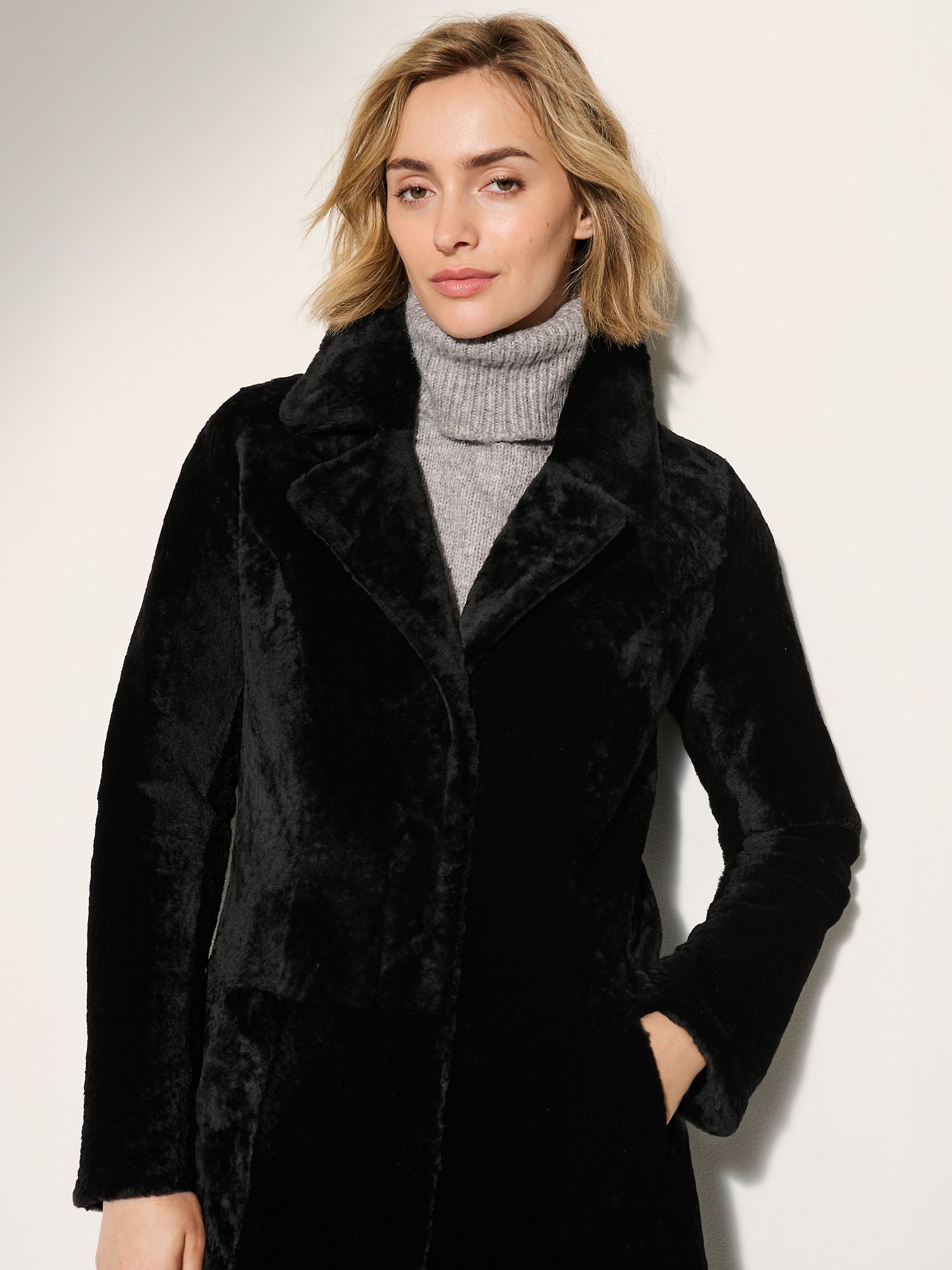 Morgan Sheepskin Coat - XNAUWBI