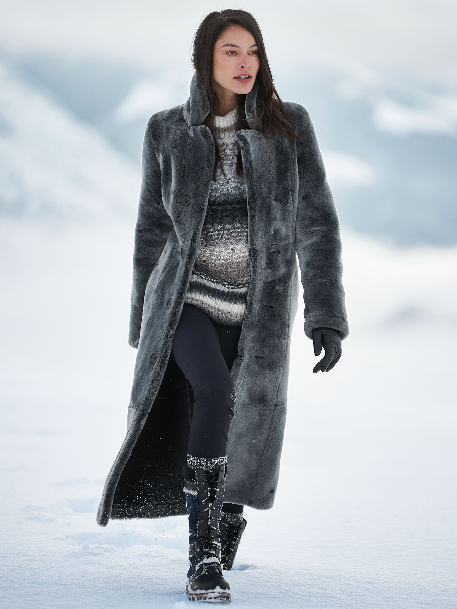 Colette Reversible Sheepskin Coat - XNAUWBI