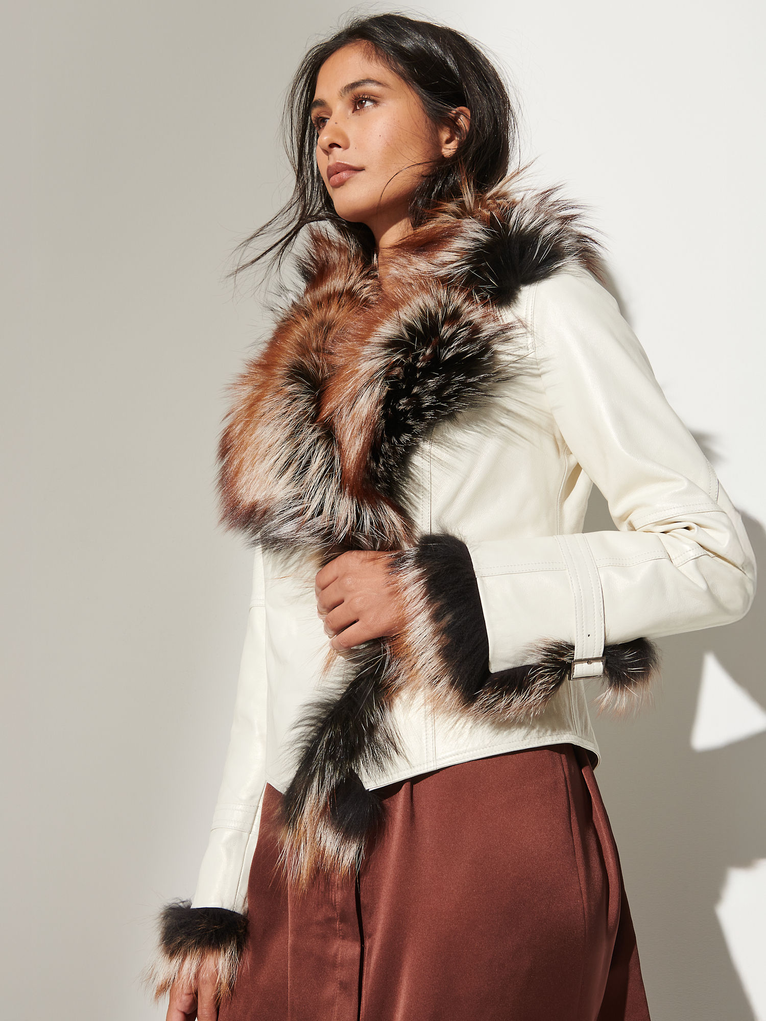 Celestine Leather Jacket - XNAUWBI