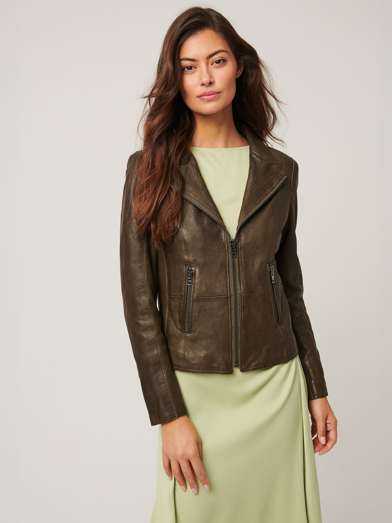 Molly Leather Jacket - XNAUWBI