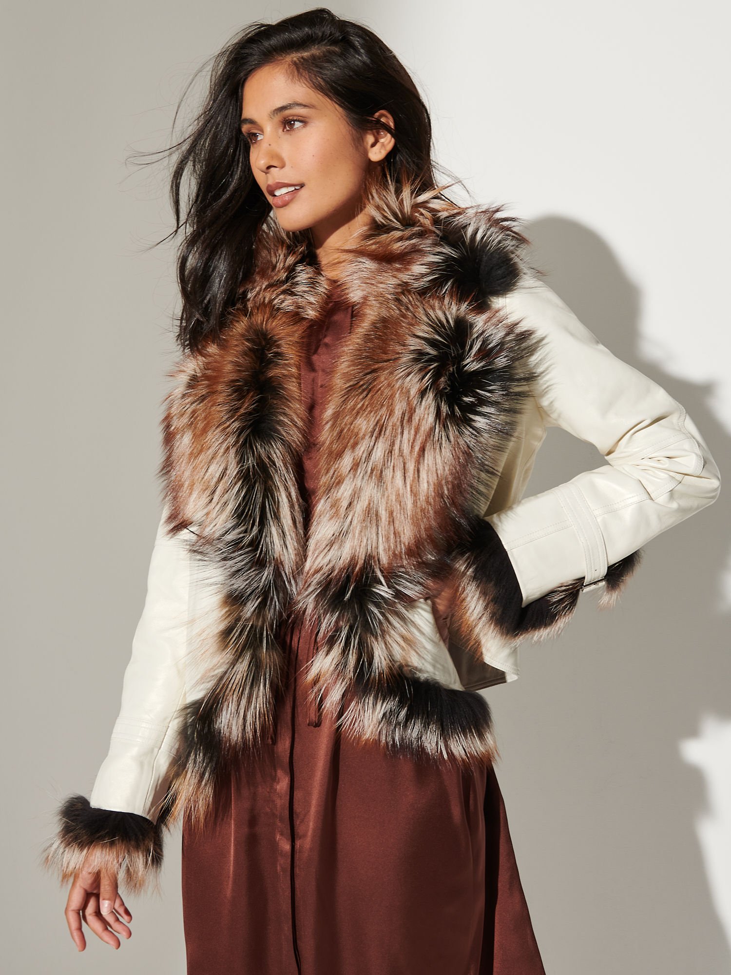 Celestine Leather Jacket - XNAUWBI