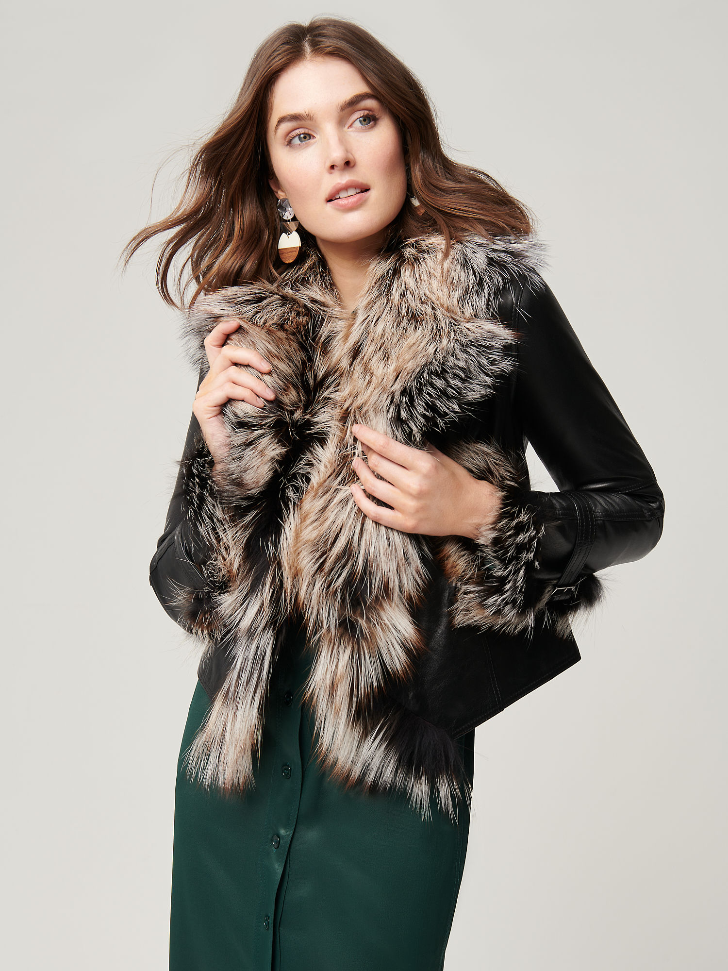 Celestine Leather Jacket - XNAUWBI