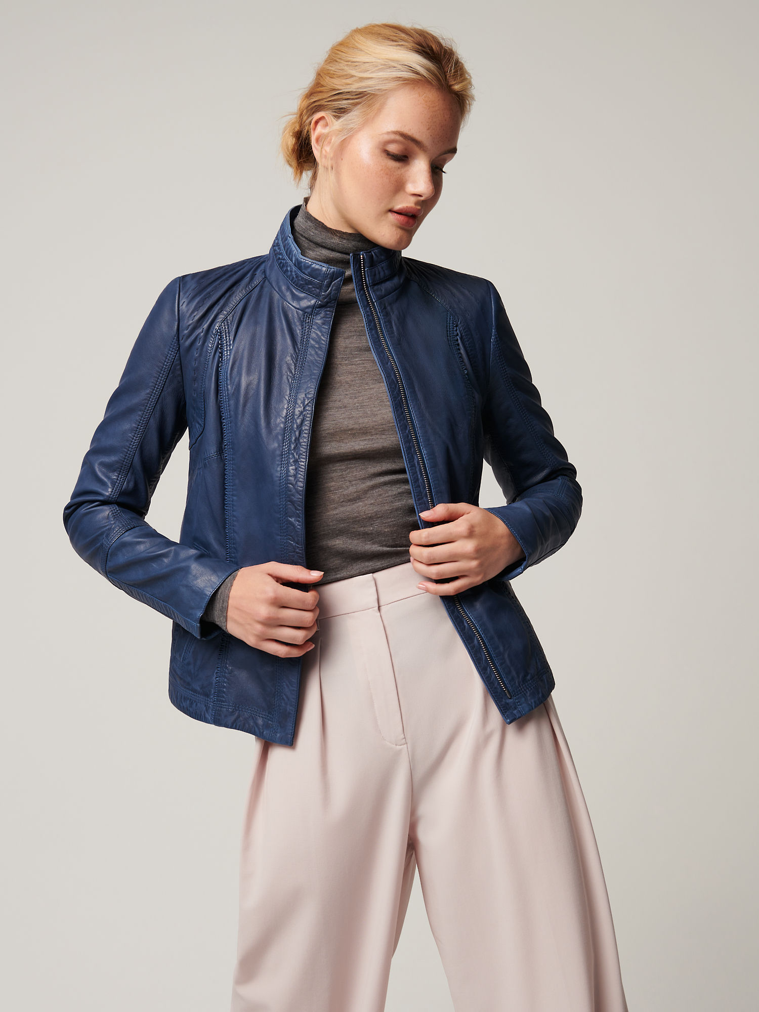 Azura Leather Jacket - XNAUWBI