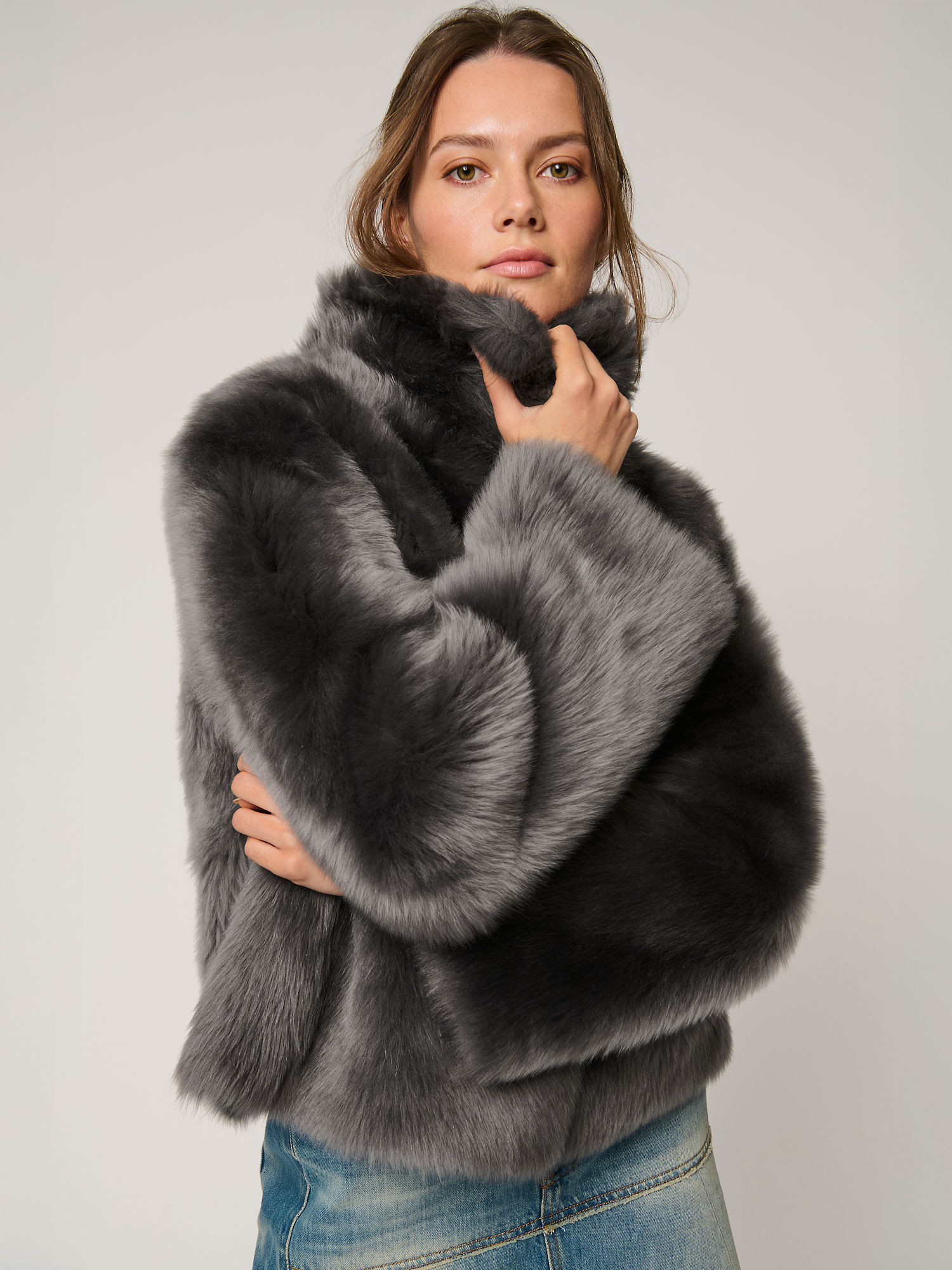 Kylie Reversible Sheepskin Jacket - XNAUWBI