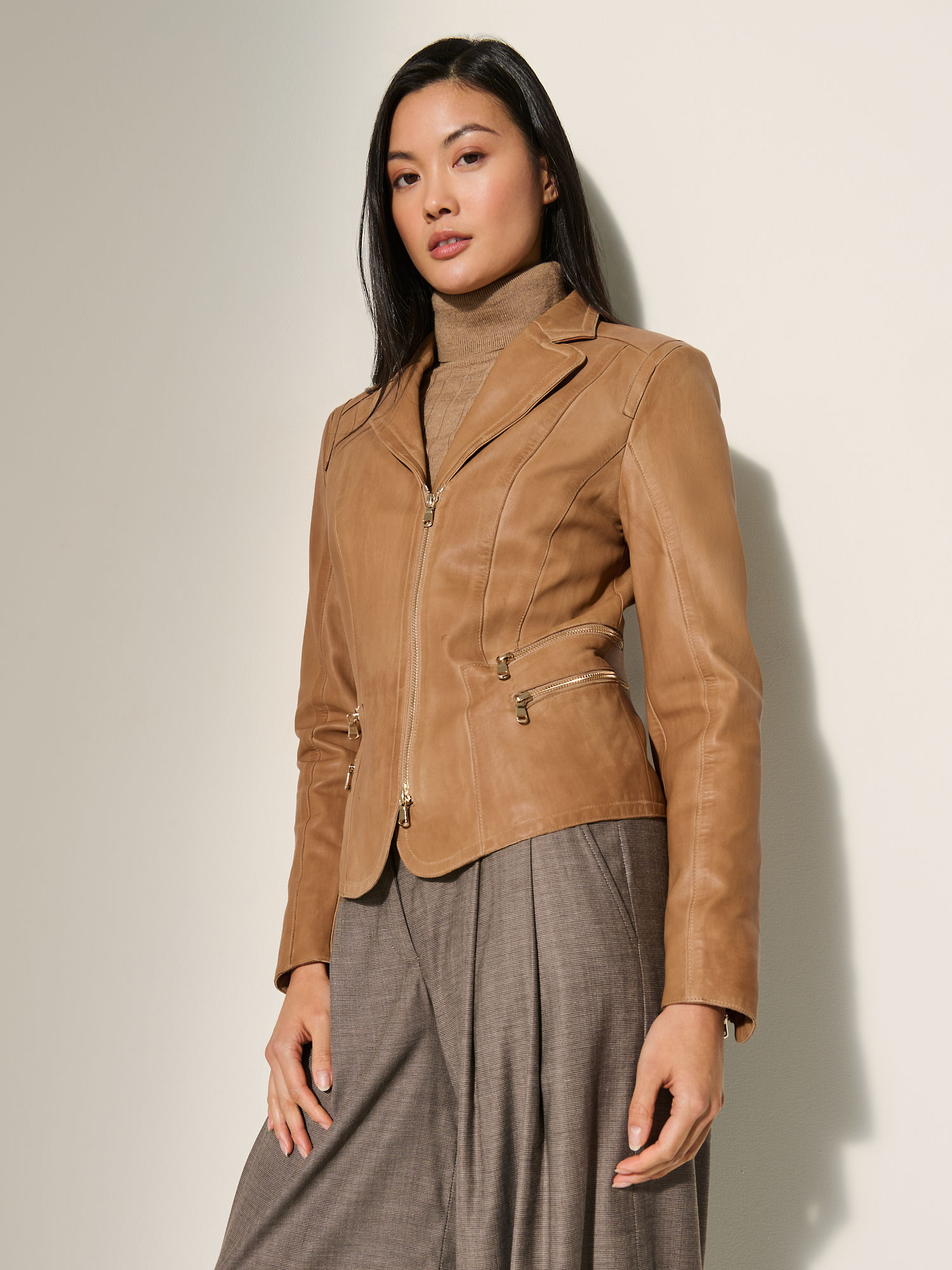 Nicki Leather Jacket - XNAUWBI