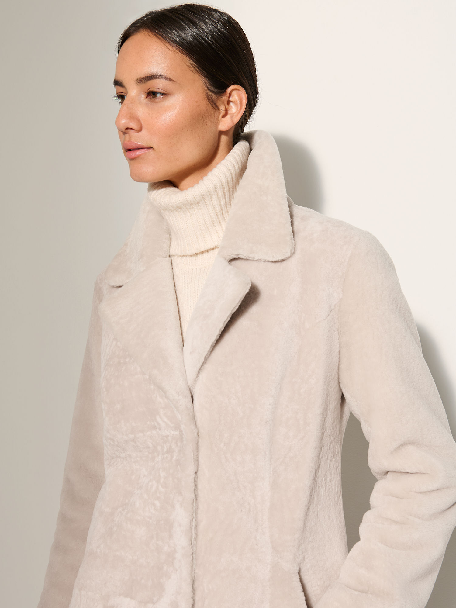 Morgan Sheepskin Coat - XNAUWBI