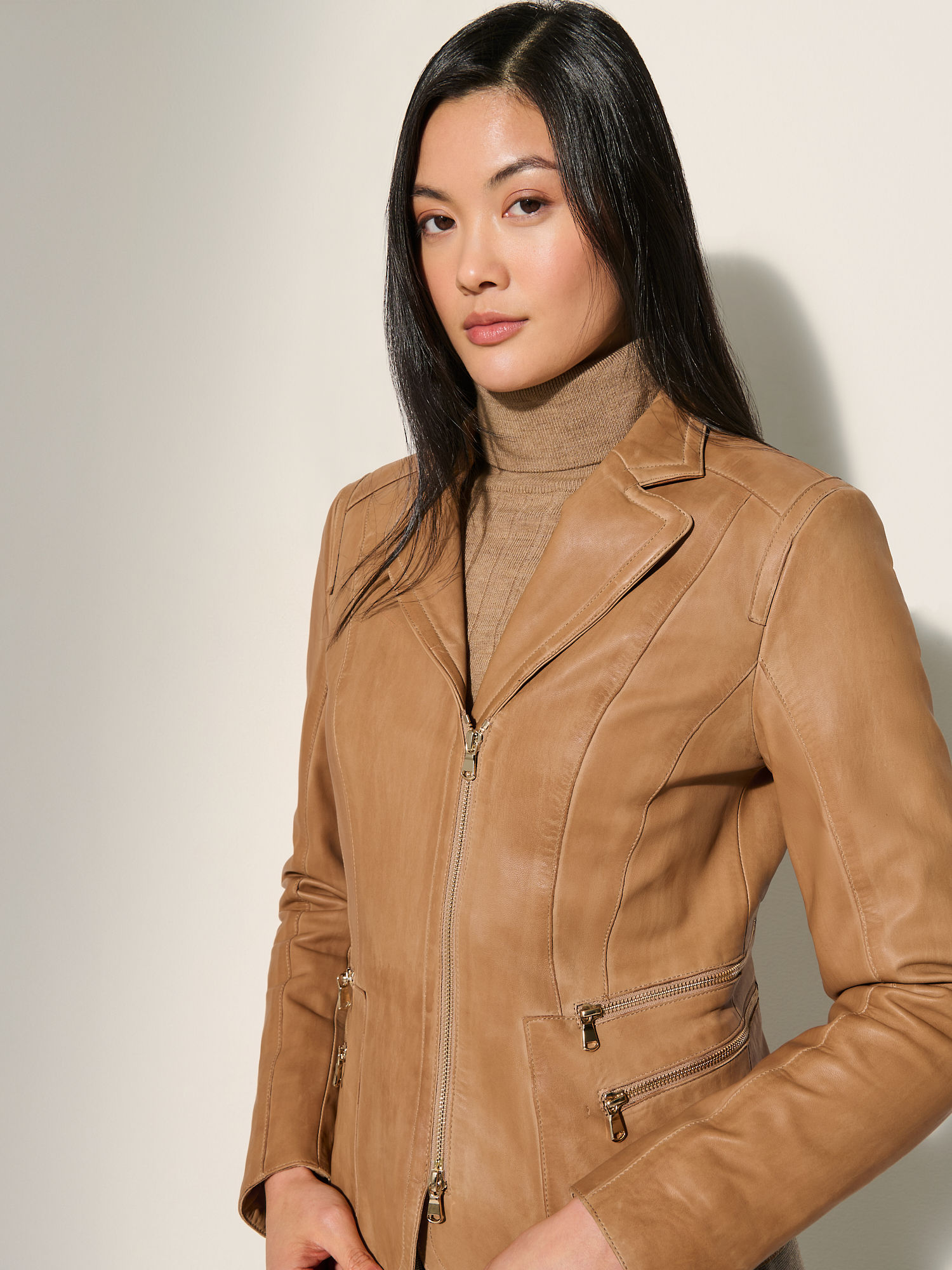 Nicki Leather Jacket - XNAUWBI