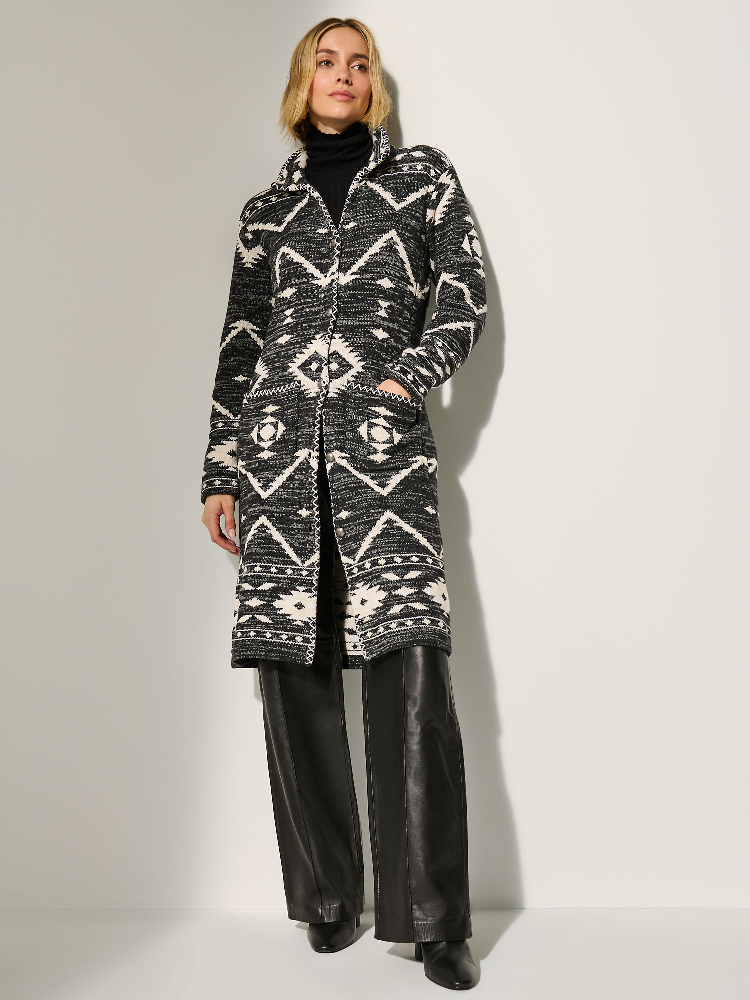 Silverheels Peak Cotton Sweater Jacket - XNAUWBI