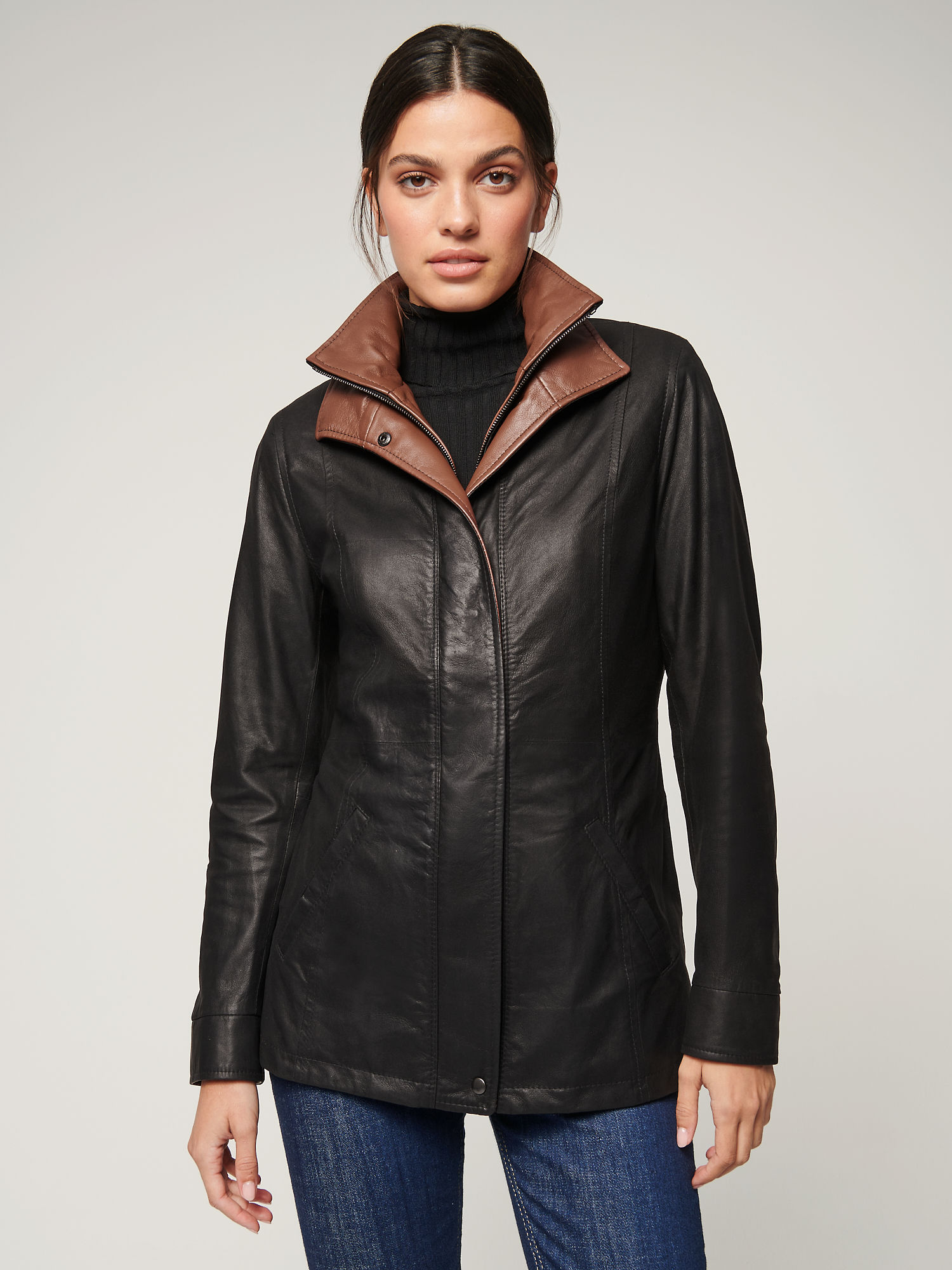 Rory Lite Leather Jacket - XNAUWBI