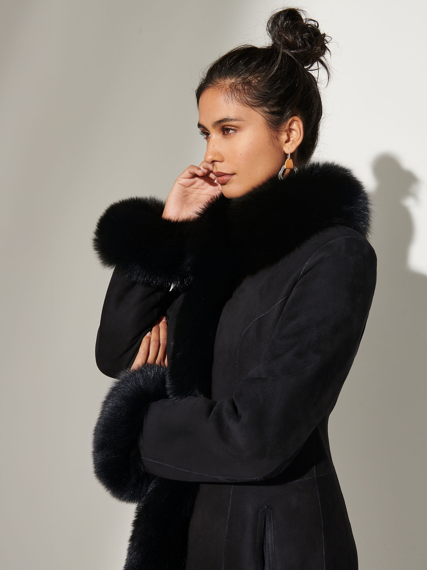 Chantal Reversible Sheepskin Coat - XNAUWBI