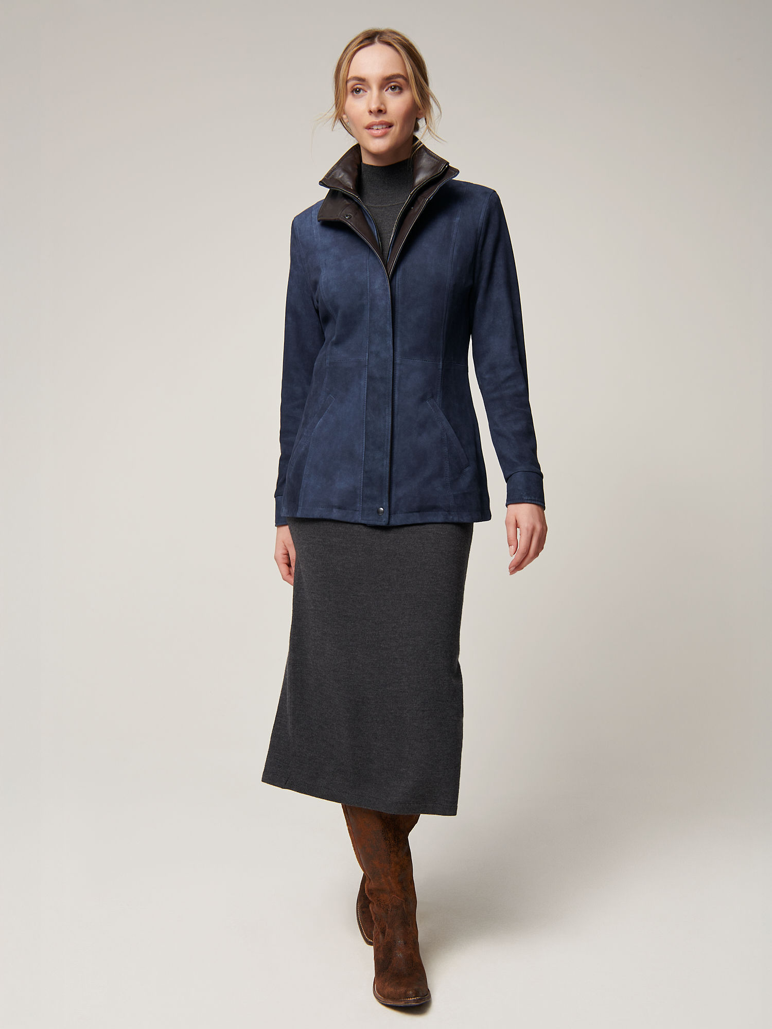 Rory Distressed Leather Jacket - XNAUWBI