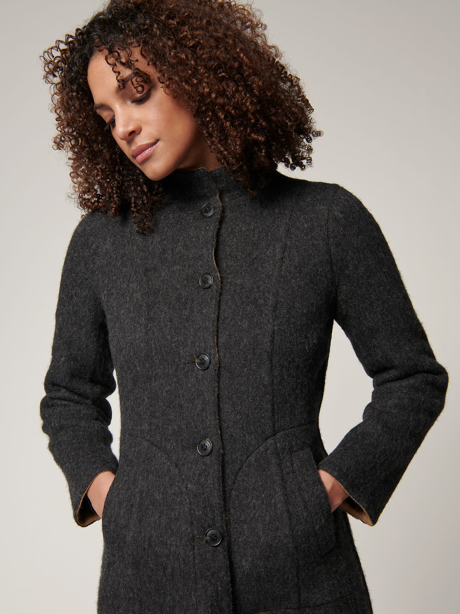 Selma Reversible Alpaca Wool-Blend Coat - XNAUWBI