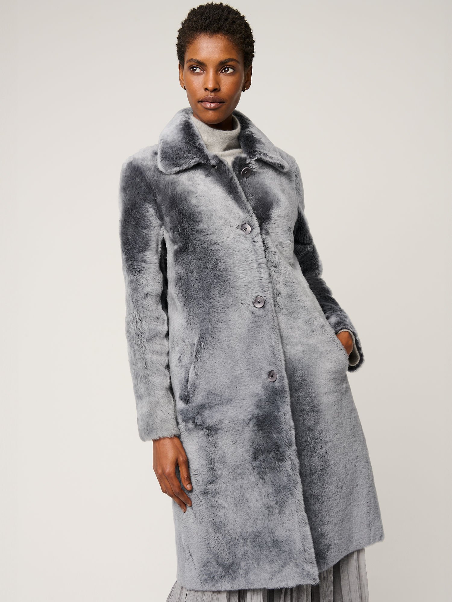 Selena Reversible Sheepskin Coat - XNAUWBI