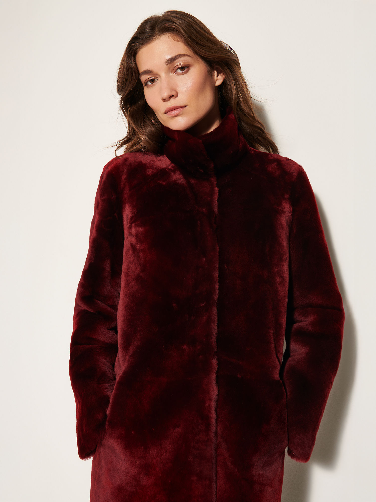 Carmen Reversible Sheepskin Coat - XNAUWBI