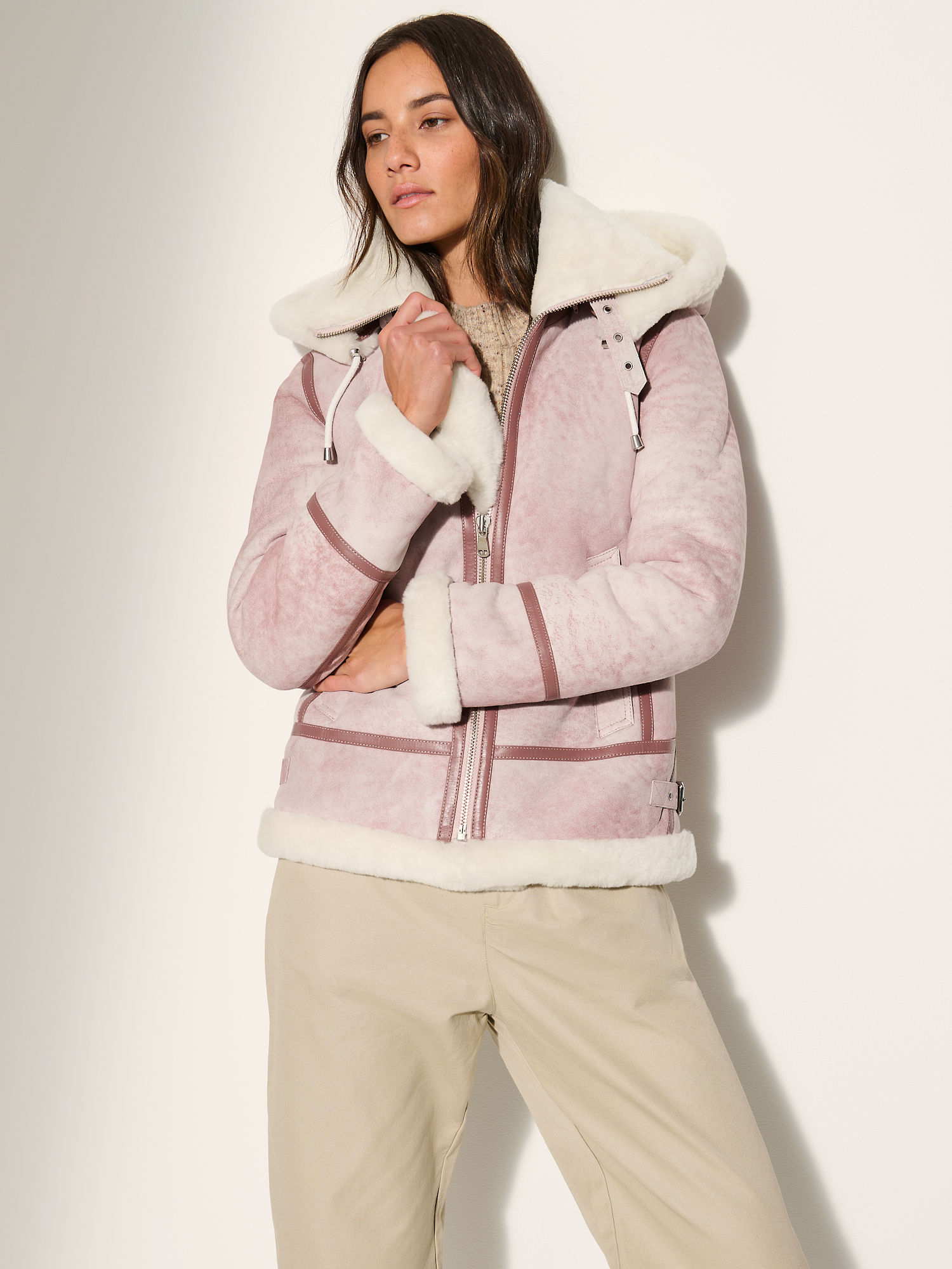 Jane Special Edition Sheepskin B-3 Bomber Jacket - XNAUWBI