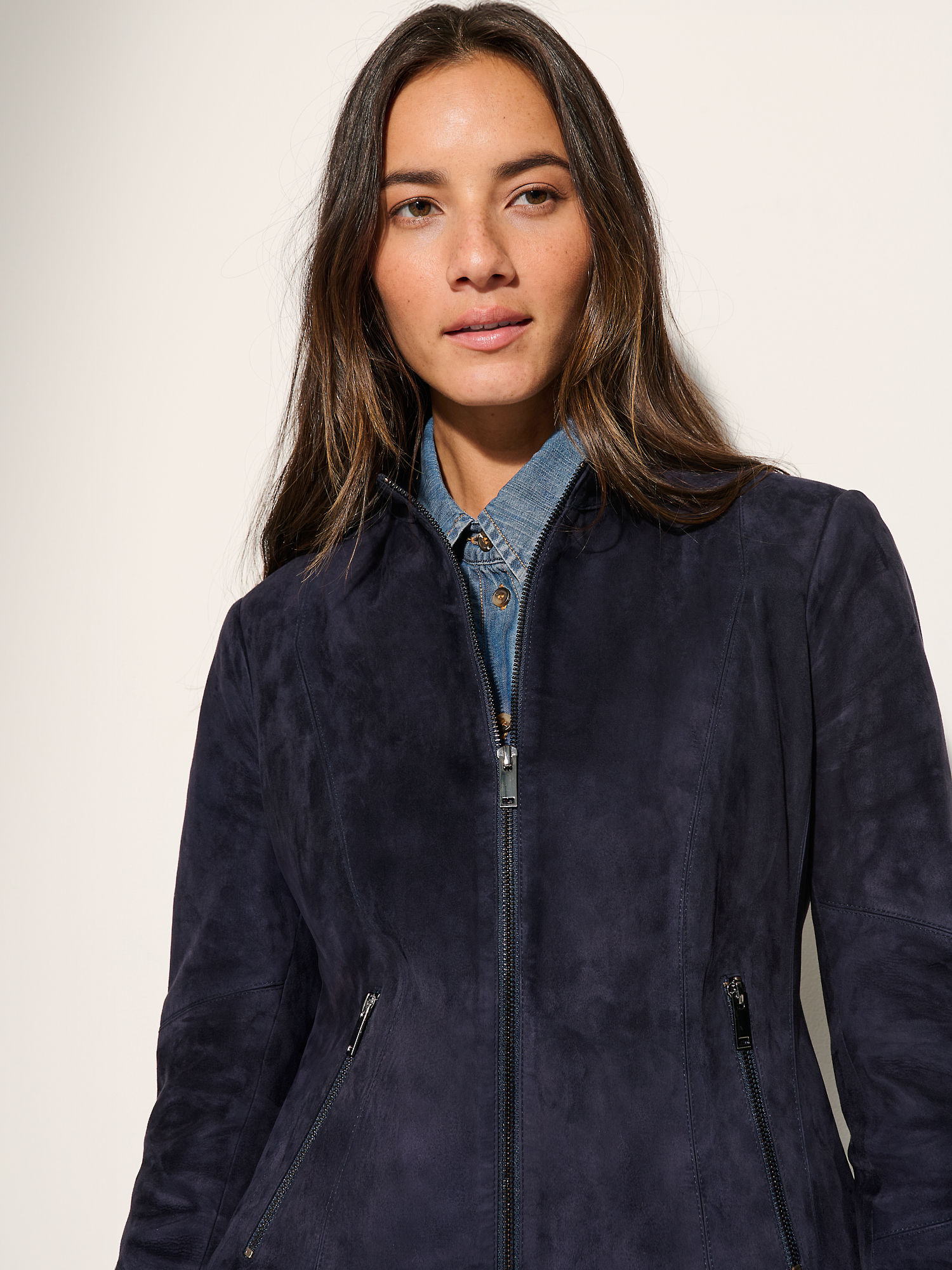 Danni Suede Leather Jacket - XNAUWBI