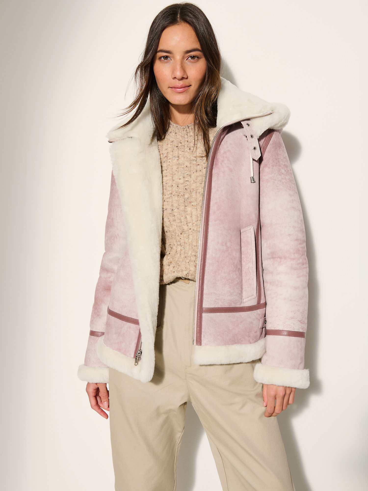 Jane Special Edition Sheepskin B-3 Bomber Jacket - XNAUWBI