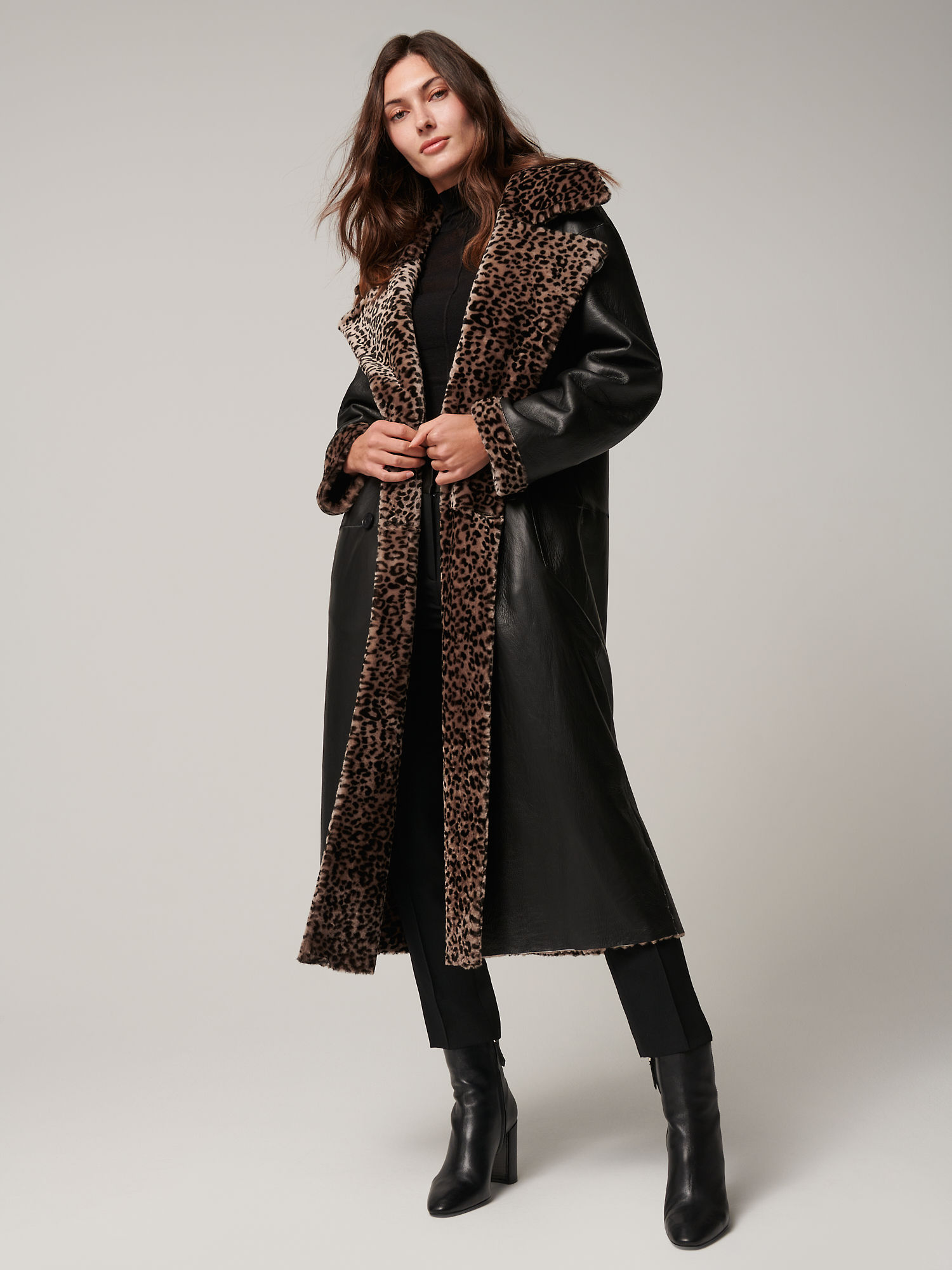 Stevie Reversible Sheepskin Coat - XNAUWBI
