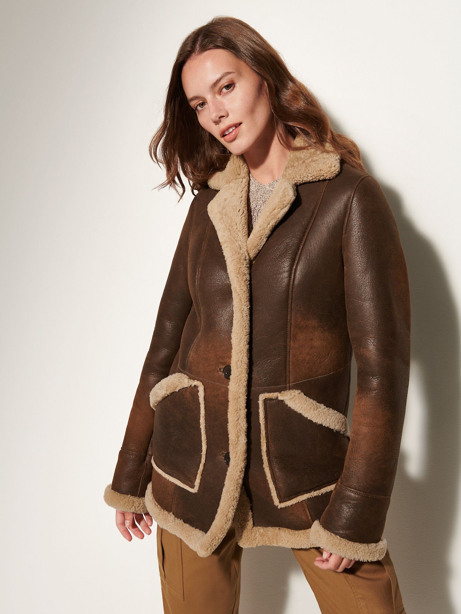 Marleigh Sheepskin Coat - XNAUWBI