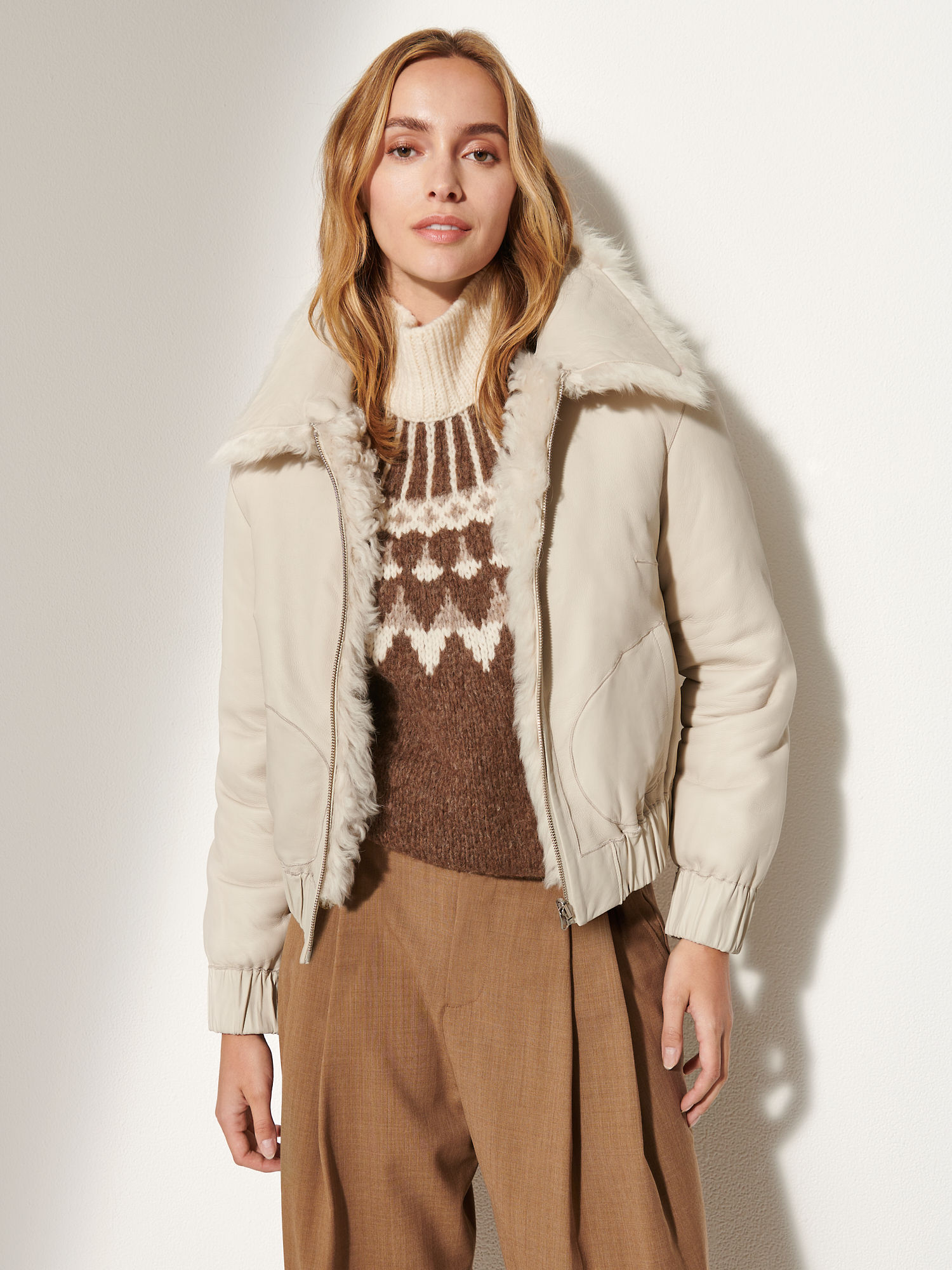 Phoebe Reversible Sheepskin Jacket - XNAUWBI
