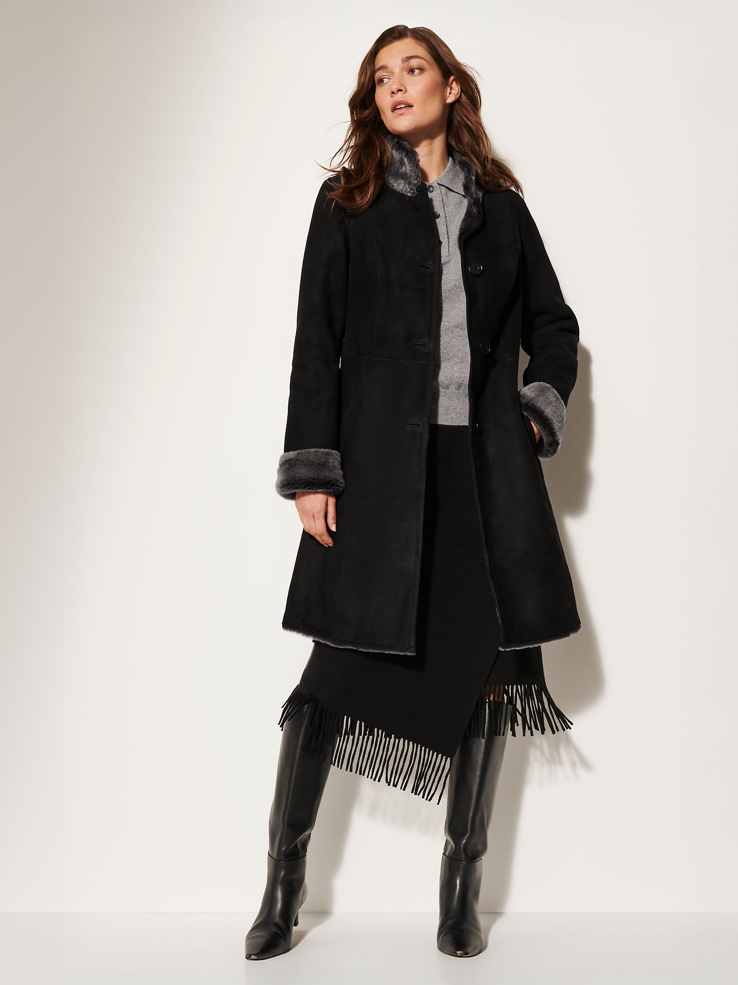 Camila Sheepskin Coat - XNAUWBI